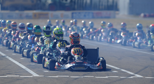 De Brabander/Torsellini front row in KZ