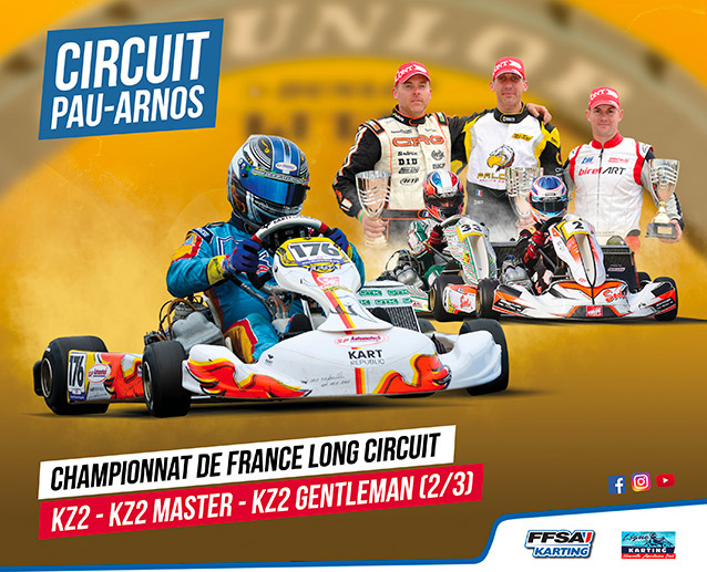 Bondier en pole des chronos KZ2 à Pau-Arnos