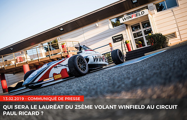 Qui sera le lauréat du 25e Volant Winfield au Circuit Paul Ricard ?