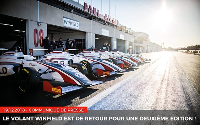 Le Volant Winfield est de retour pour une deuxieme édition !