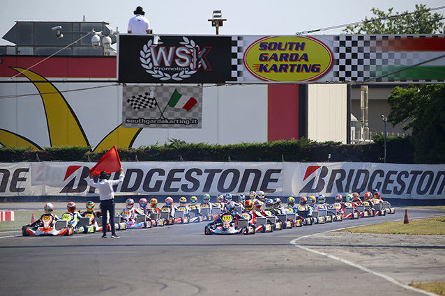 First qualifying day at the WSK Euro Series – Rd. 3 in Lonato