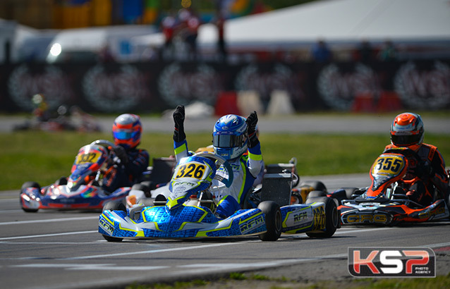 WSK Final OK-Junior: victory for Aron and title for Mini