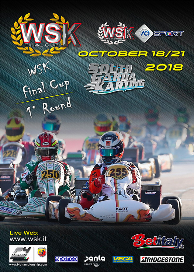 WSK Final Cup: venerdì 21 partono le iscrizioni