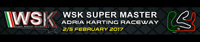 Adria launches the top drivers of the WSK Super Master Series