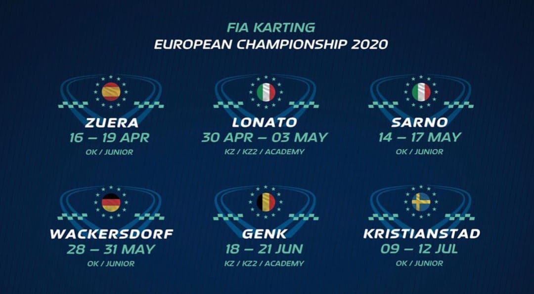 Championnats d’Europe, Championnats du Monde, des exclusivités FIA Karting