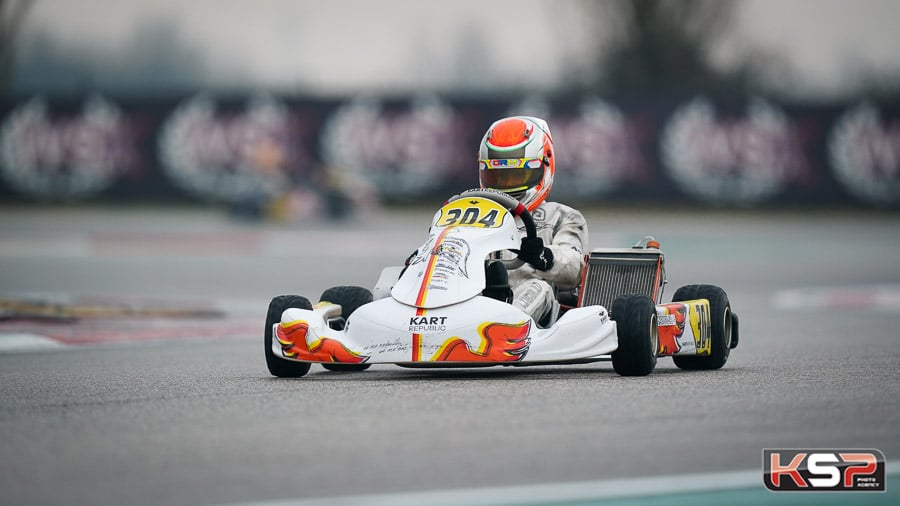 Lindblad remonte en tête des manches OKJ de la WSK Champions Cup