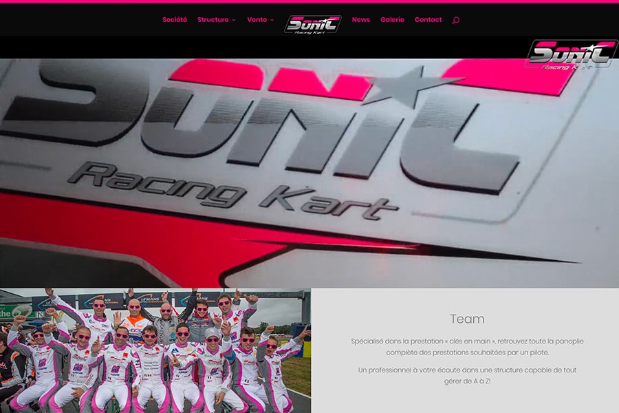 Le site du Team Sonic Racing Kart fait peau neuve