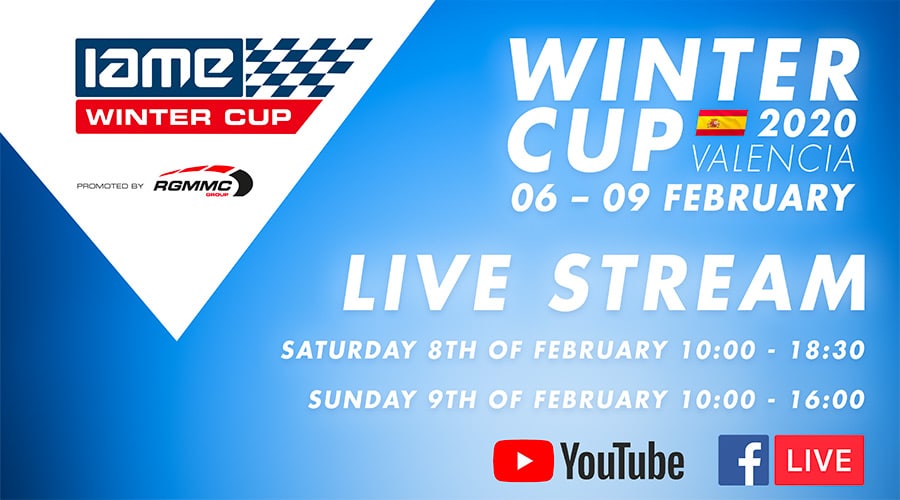 Live Stream IAME Winter Cup Valencia