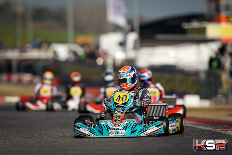 Pollini devance Irlando au terme des manches KZ2