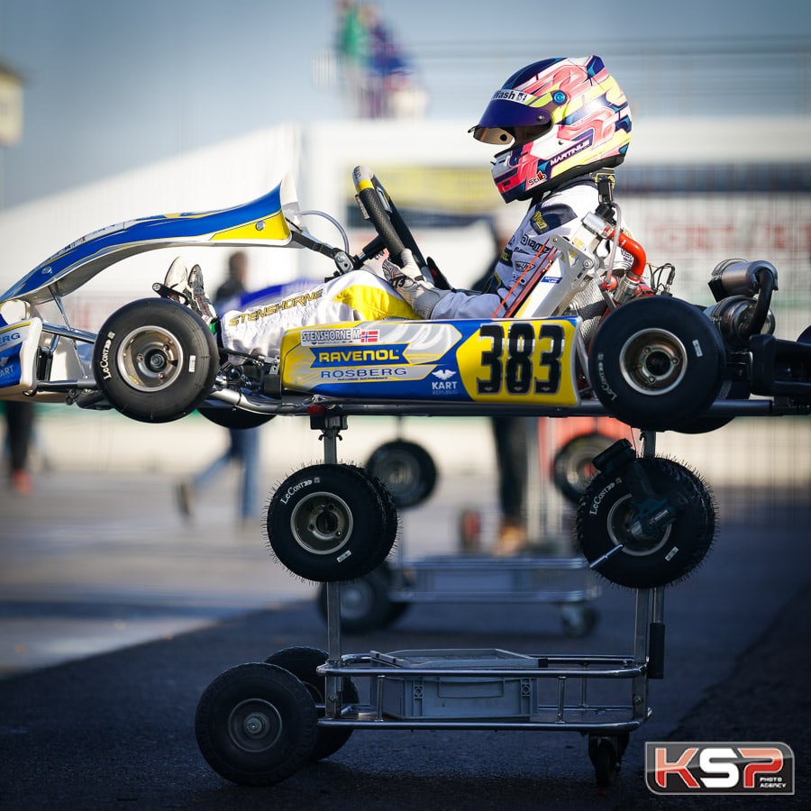 Stenshorne dominates the OK-Junior Winter Cup heats