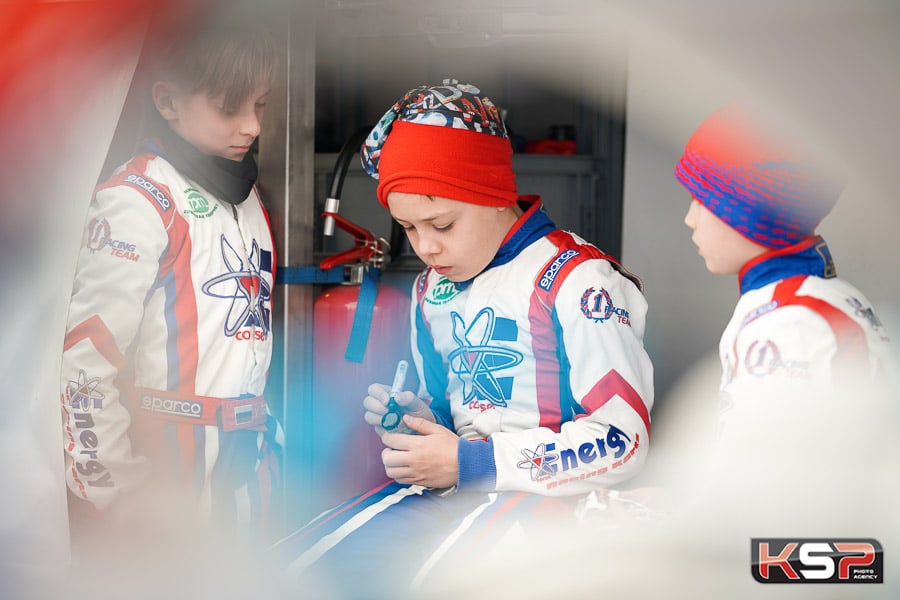 Foteev the Mini Rok leader at the end of the Winter Cup heats