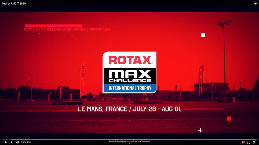 Préparez-vous pour le Rotax Max Challenge International Trophy 2020 !