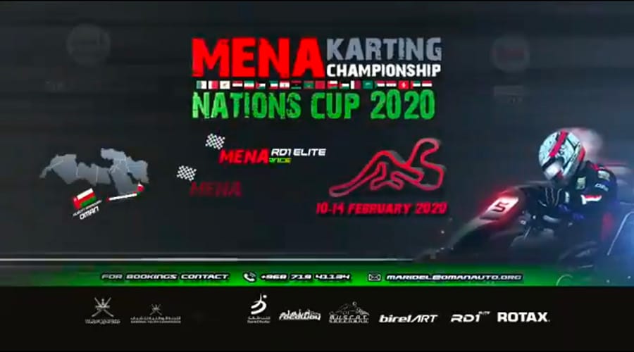 Mena Karting Championship Nations Cup cette semaine à Oman