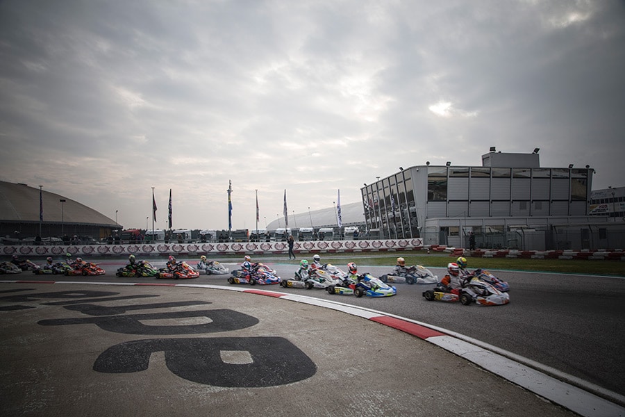 Smal, Lindblad and Foteev are the early leaders of WSK Super Master Series after heats in Adria