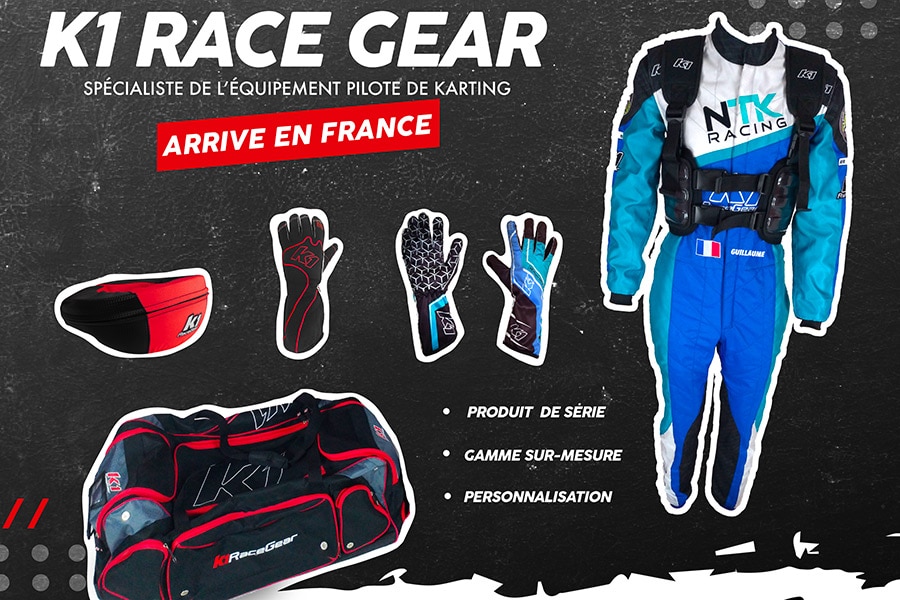 Les équipements K1 Race Gear distribués en France par Vianney Chan Tsin