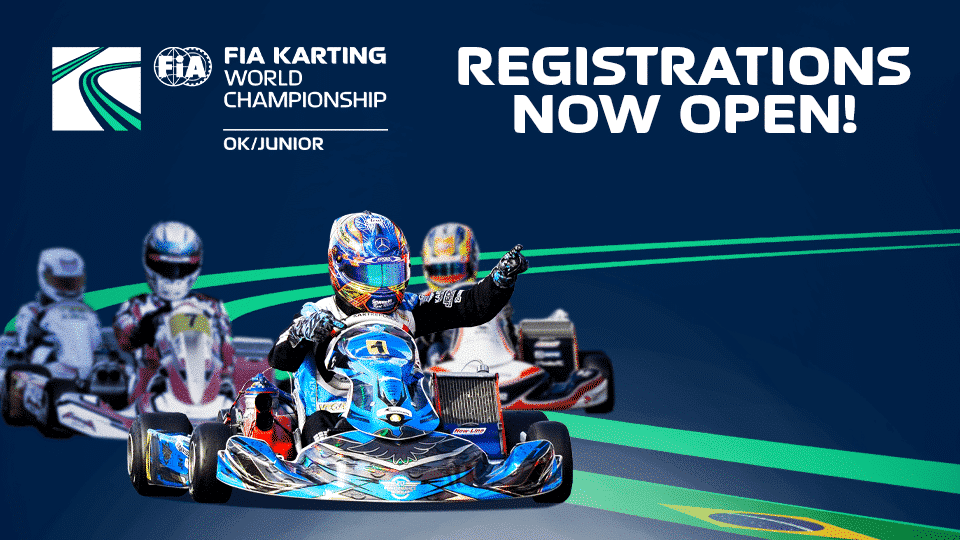 Registrations are open for the 2020 FIA Karting World Championship – OK & Junior