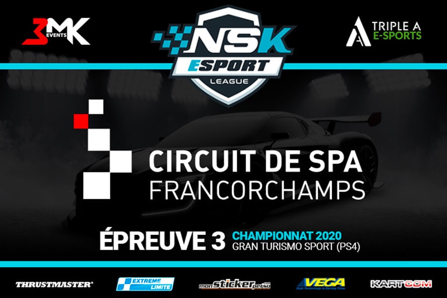 Spa pour le final de NSK E-Sport League !