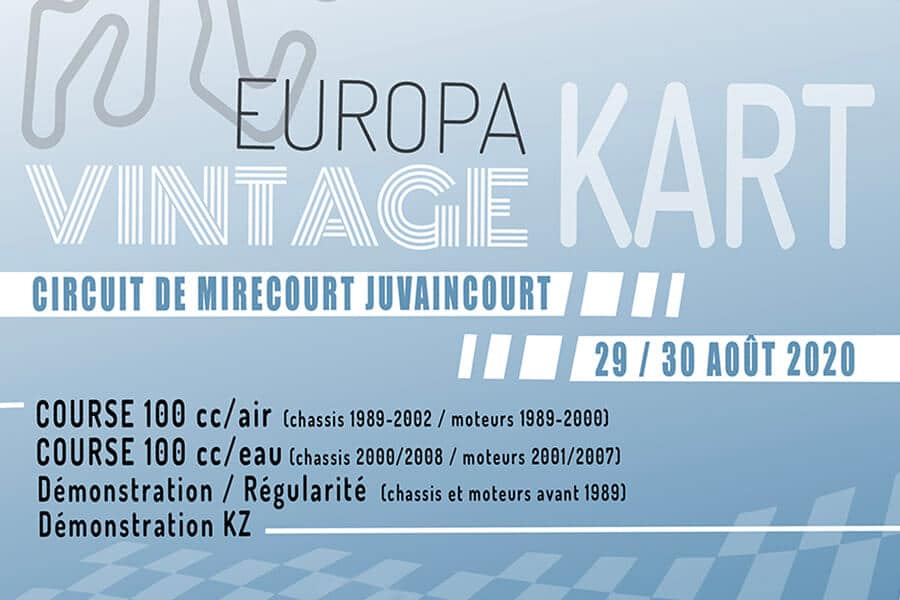 Mirecourt: Europa Vintage Kart 2020 prévu fin août