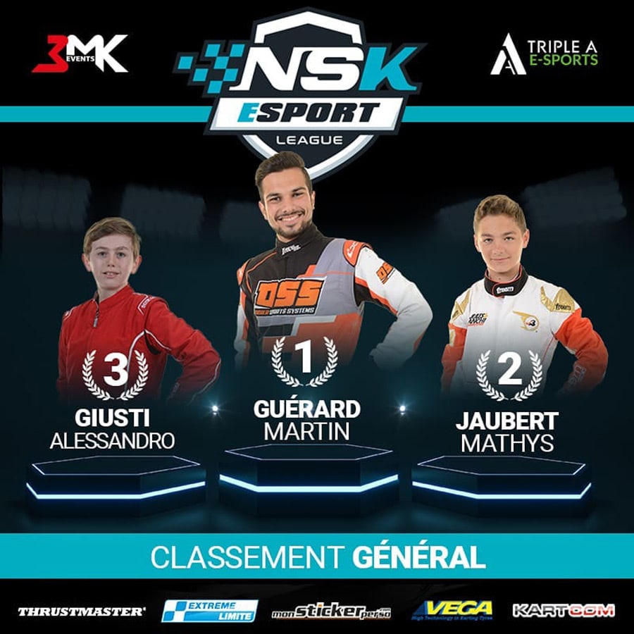 Martin Guérard, 1er Champion NSK E-Sport