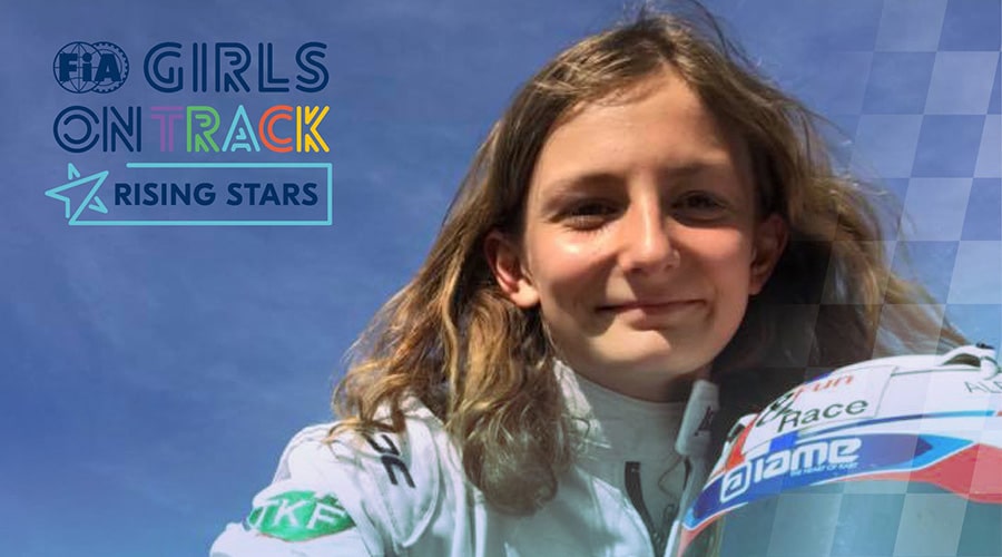 Doriane Pin sélectionnée pour la “FIA Girls On Track – Rising Stars”