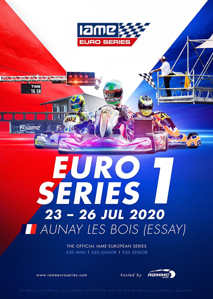 IAME Euro Series: 1st round at Aunay (France) late July