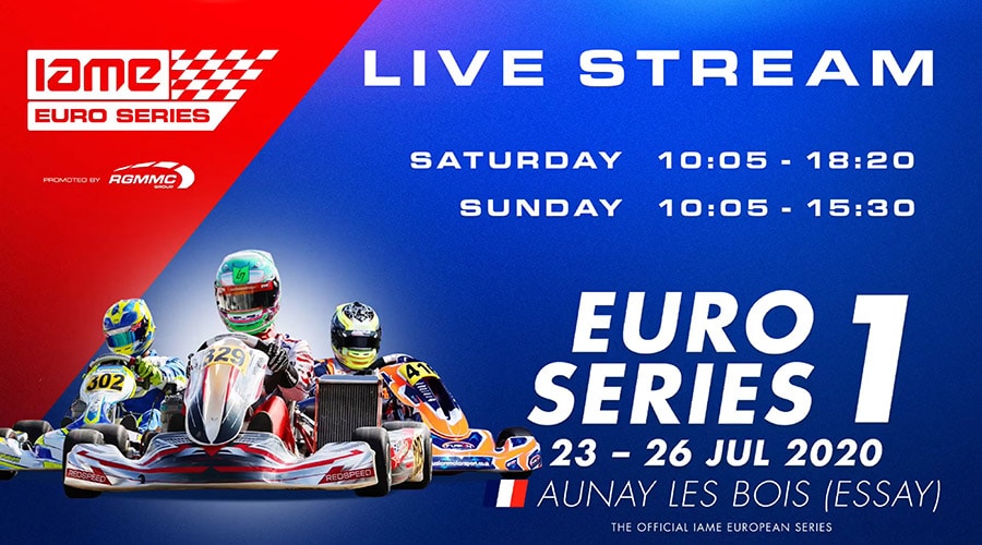 Live Stream IAME Euro Series 2020 Round 1 Essay France – Sunday