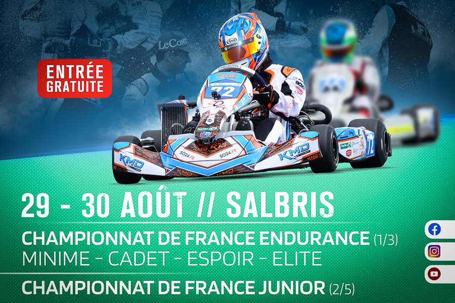 Le meeting FFSA Karting de Salbris arrive à grands pas !