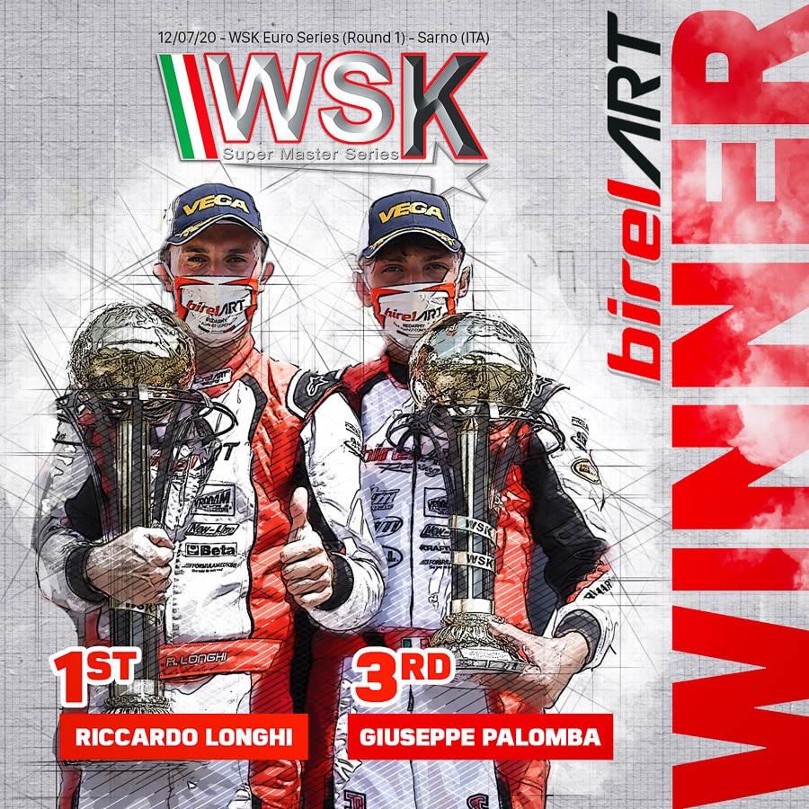 Brillante victoire KZ2 de Longhi en WSK Euro Series à Sarno