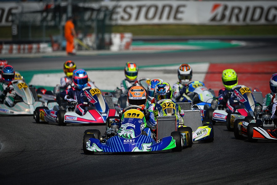 Les protagonistes du troisième round de la WSK Super Master Series à Adria