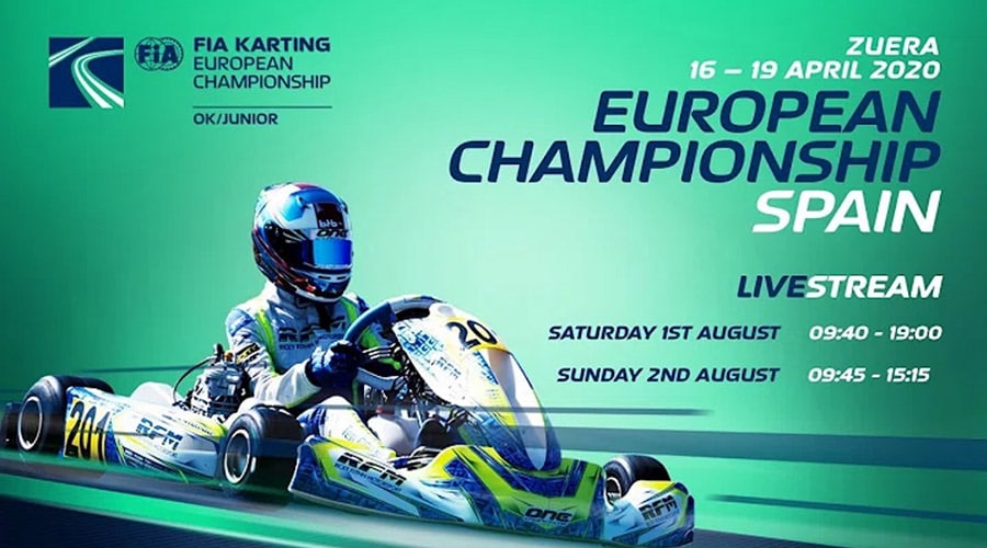 Live Stream FIA Karting Zuera Saturday