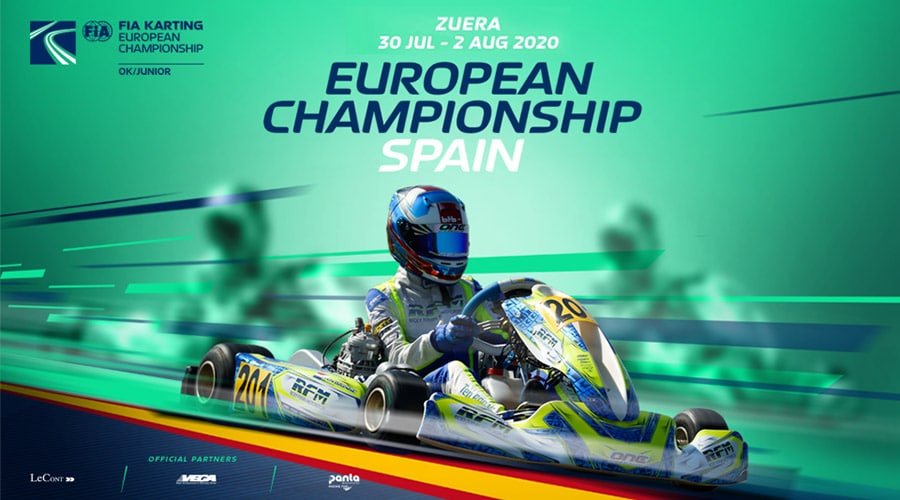 The FIA Karting schedule in Zuera