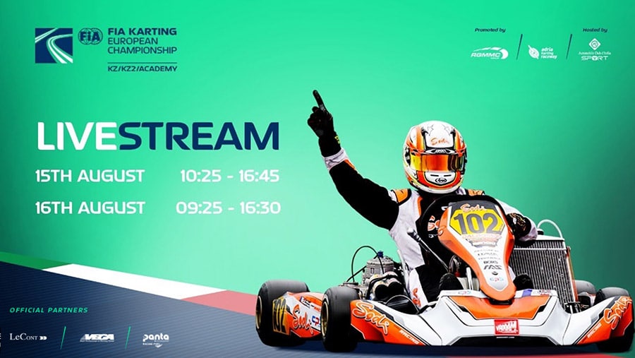 Live Stream European Championship Adria – Sunday 16th August