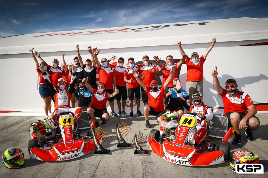 Birel ART domine l’Europe du Karting à Adria