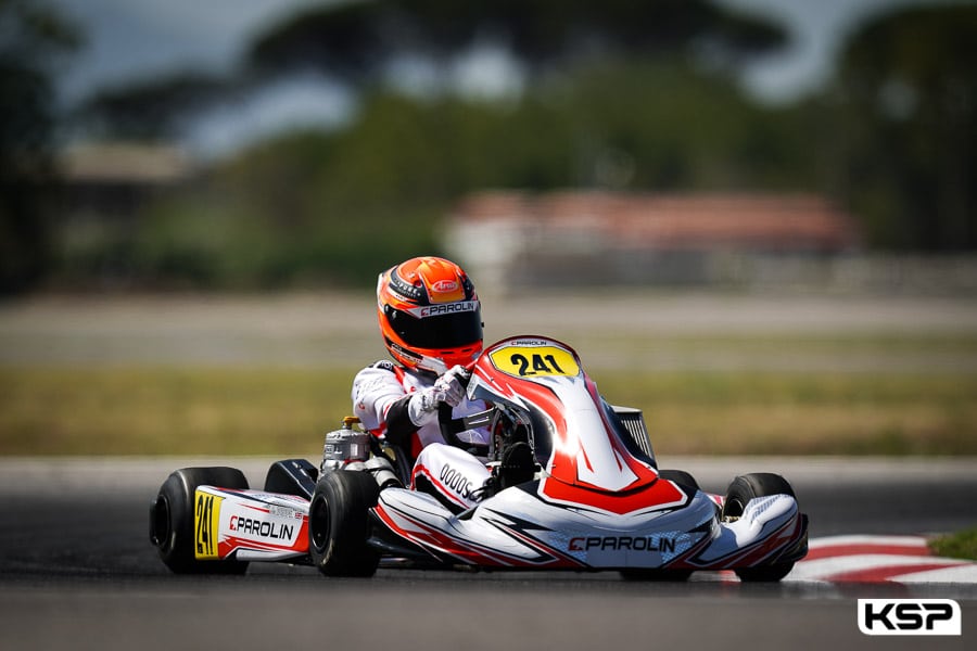 Dodds takes pole position in OK-Junior at Sarno