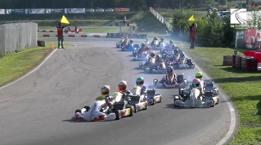 FIA Karting European Championship Junior & OK Round 3 Wackersdorf Sunday