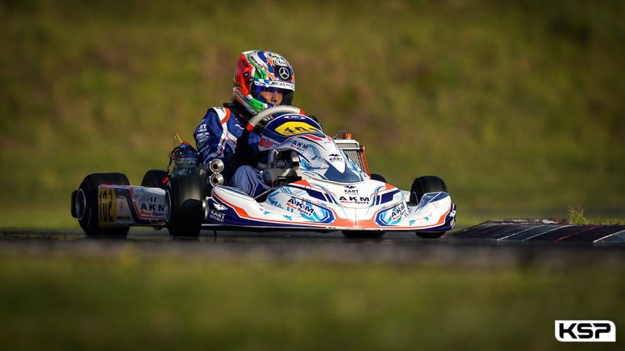 Antonelli marks its territory in the OK Qualifying at Wackersdorf