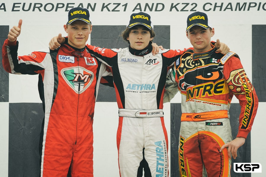 Wackersdorf: Leclerc and Verstappen KF2 duel in 2012