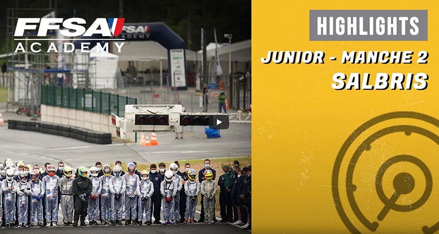 FFSA Academy – 2e épreuve Junior Karting Salbris en Vidéo