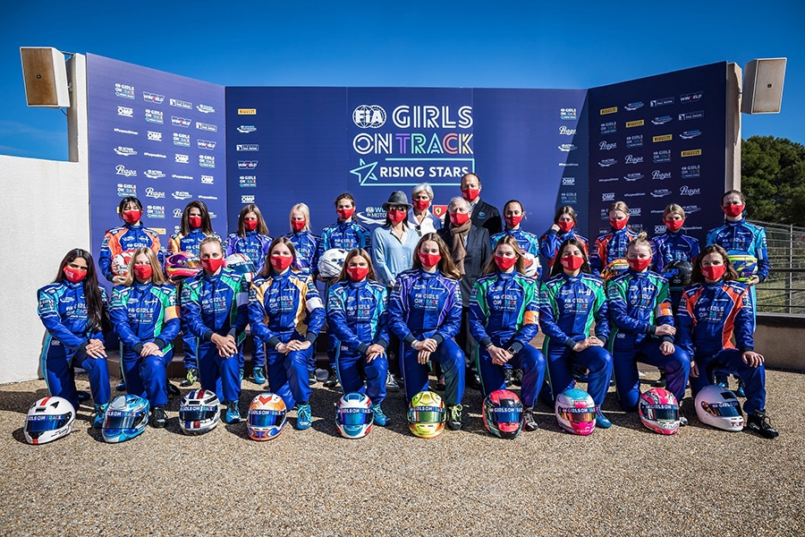 Twelve of the world’s most talented young female racers are through to the first FIA Girls on Track – Rising Stars Training Camp