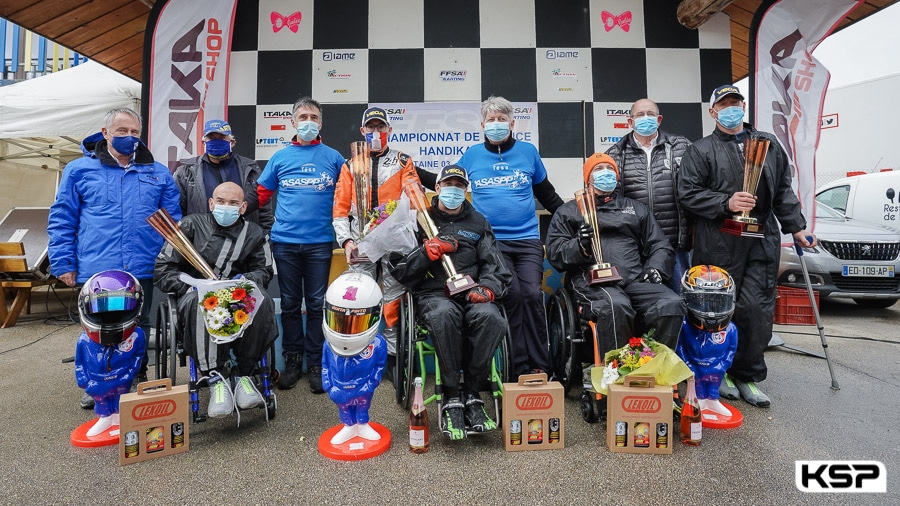 Léger de nouveau titré en Handikart devant l’incroyable Lascorz Moreno