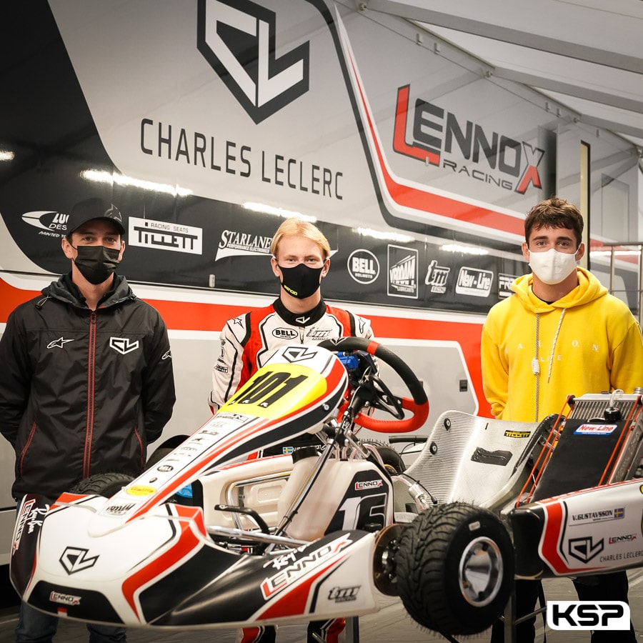 Le Champion d’Europe Viktor Gustavsson en pole KZ2 à Lonato