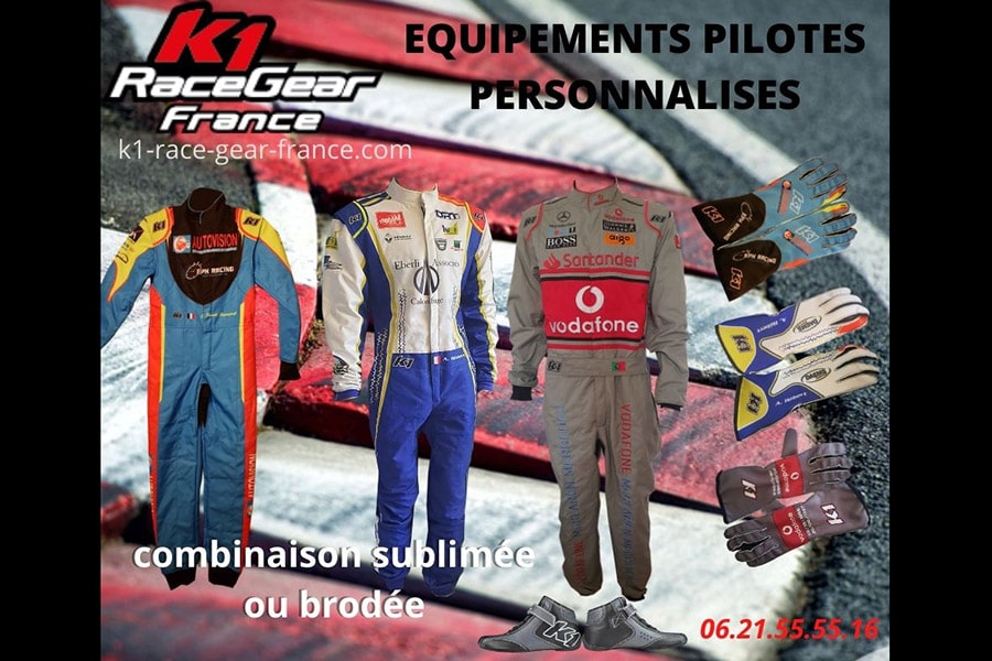 Tenues de pilote personnalisées avec K1 Race Gear