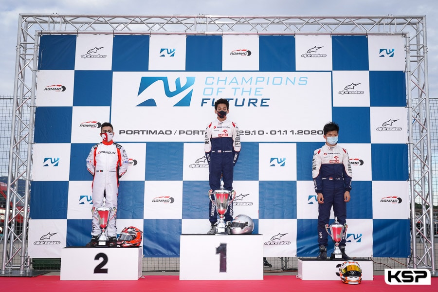 Ugochukwu triumphs in the Junior Final of Champions of the Future at Portimao