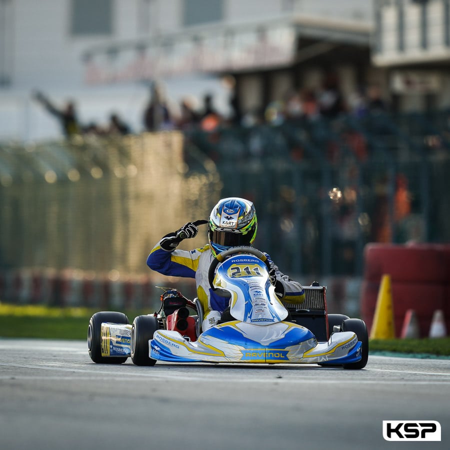 Barnard remporte la 2e finale et la WSK Open Cup OK