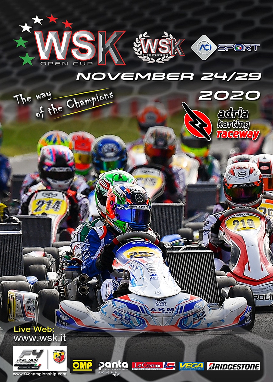 Subscriptions accepted for the WSK Open Cup in Adria