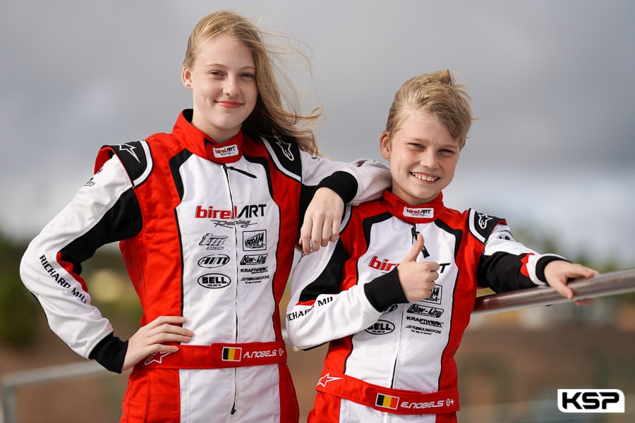 2020 FIA Karting Best-Of: Aurélia and Ethan Nobels OK-Junior as a family