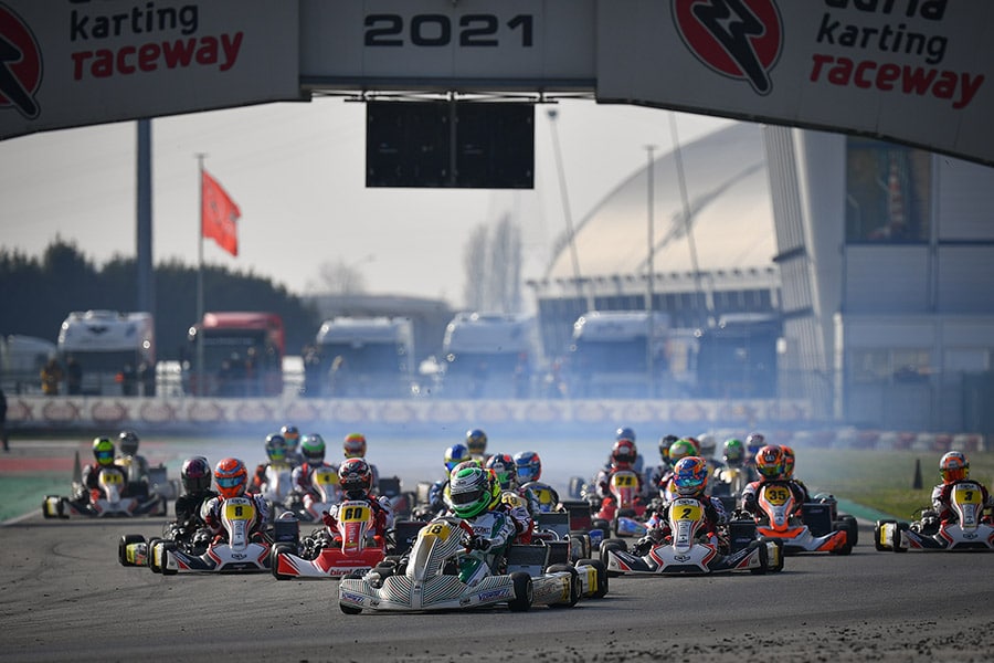 The favourites after the heats of WSK Super Master Series Rd1