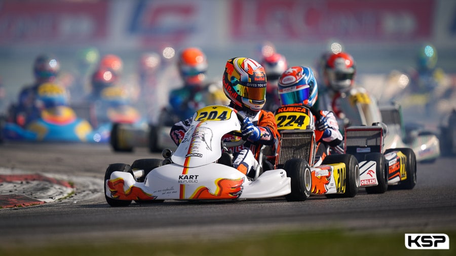 Lindblad en tête des manches OK de la WSK Super Master