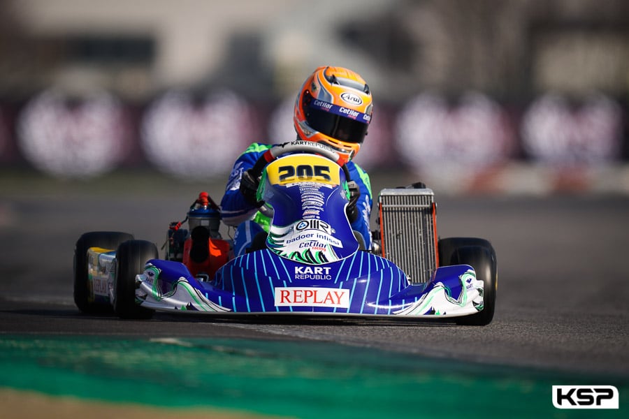 Badoer prend l’avantage dans les chronos OK de la WSK Super Master