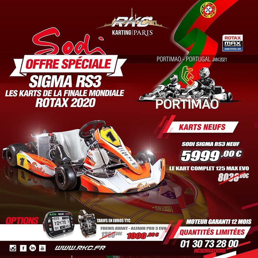 Offre très spéciale au RKC sur les Sodi/Rotax de la Grande Finale